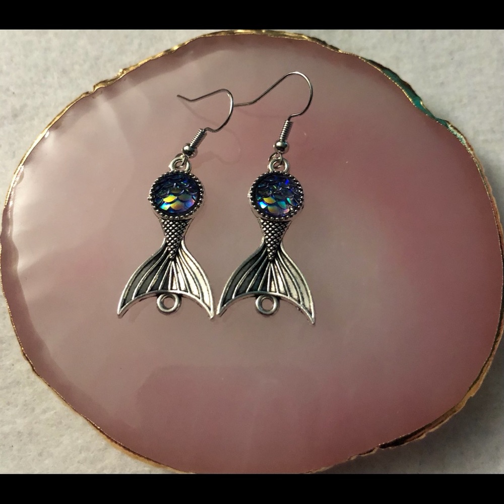 Mermaid tail earrings 🧜‍♀️